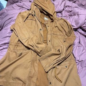 Burnt orange utility jacket